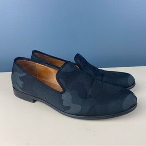 Duke + Dexter Black Camo Loafers